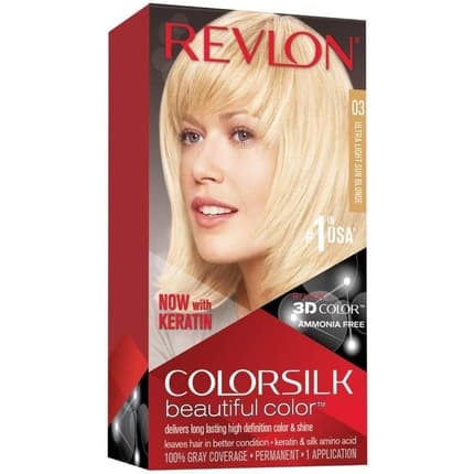 COLORSILK Blonde Ultra Light Bright Dye No. 03 Box 1 Unit