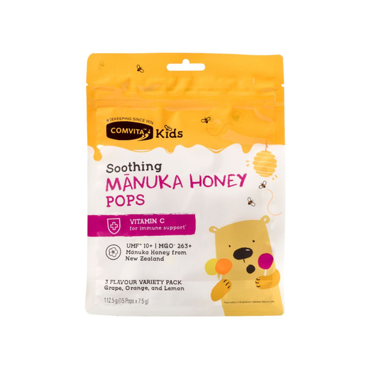 COMVITA Kids Manuka Honey Pops + Vitamin C
