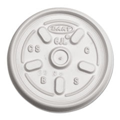 CONTAINER/ LID/ For 6 Series Foam, vented, 1000/cs-Food Service