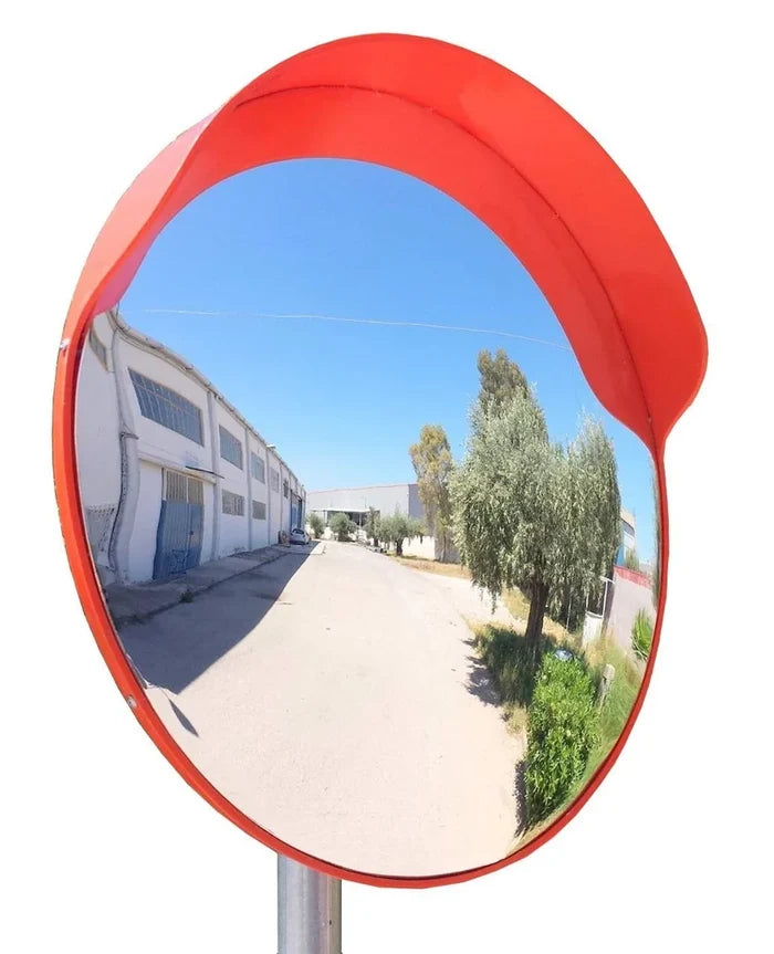 Convex Mirror for Traffic & Safety | Wide-Angle View | Wall & Pole Mountable | Multiple Sizes Available
