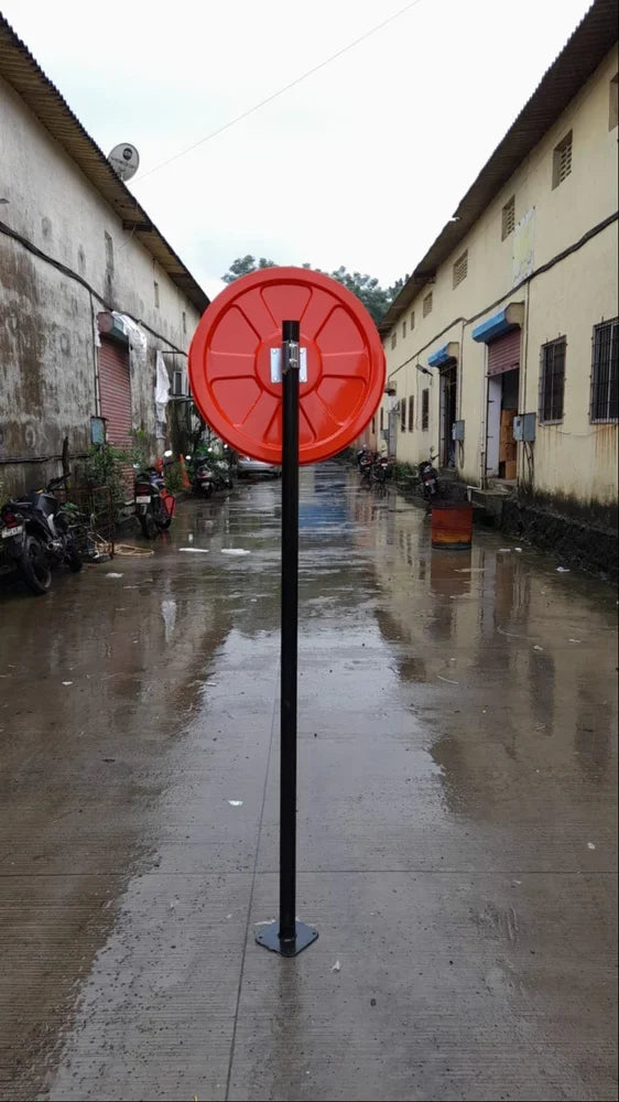 Convex Mirror for Traffic & Safety | Wide-Angle View | Wall & Pole Mountable | Multiple Sizes Available