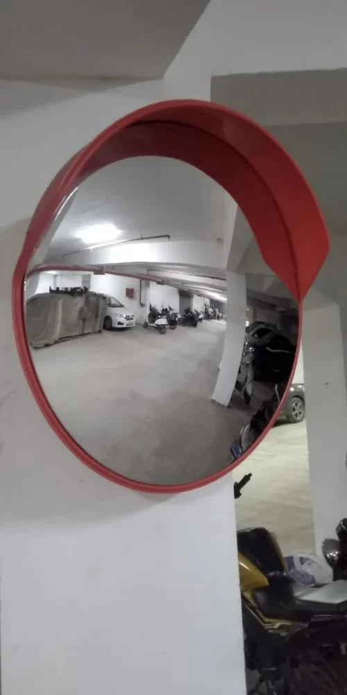 Convex Mirror for Traffic & Safety | Wide-Angle View | Wall & Pole Mountable | Multiple Sizes Available