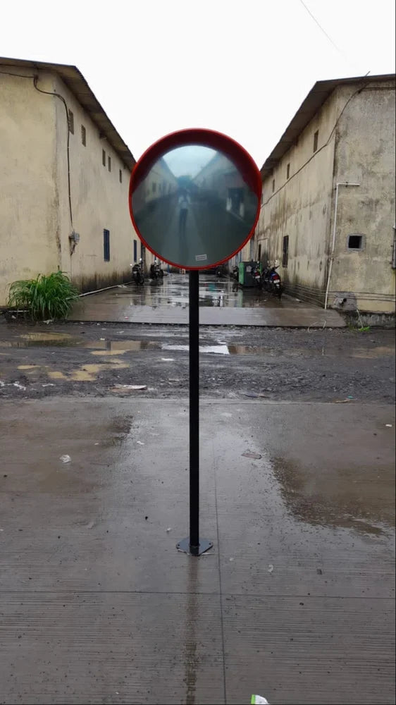 Convex Mirror for Traffic & Safety | Wide-Angle View | Wall & Pole Mountable | Multiple Sizes Available