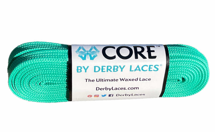 CORE by Derby Laces - AQUAMARINE 120" - Pigeon's Roller Skate Shop