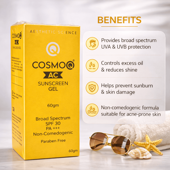 CosmoQ Ac Sunscreen Gel - Cosmosentials