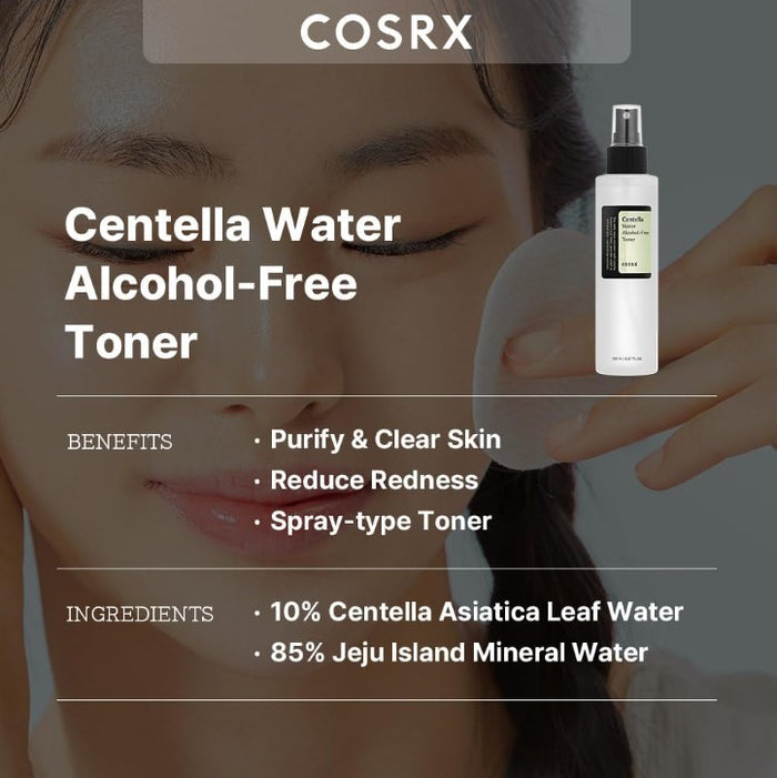 COSRX Centella Water Alcohol-Free Cica Toner 150ml / 5.07 fl. Oz.