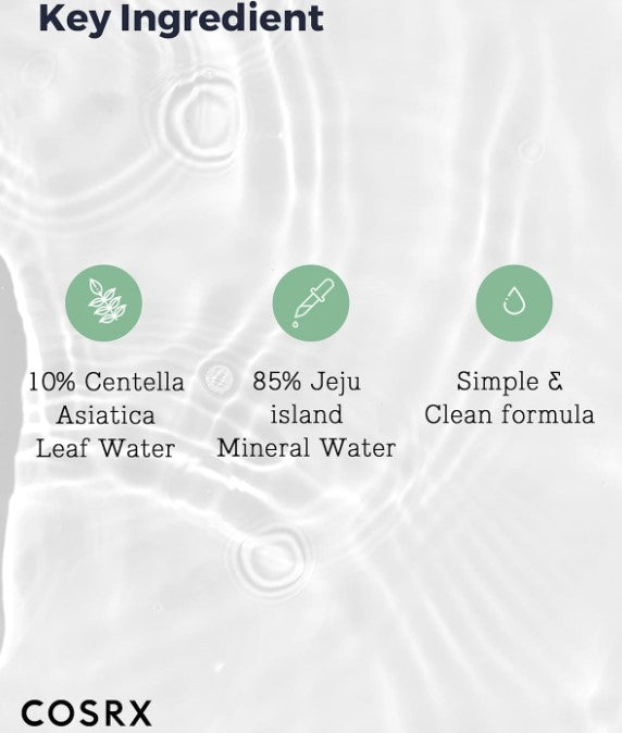 COSRX Centella Water Alcohol-Free Cica Toner 150ml / 5.07 fl. Oz.