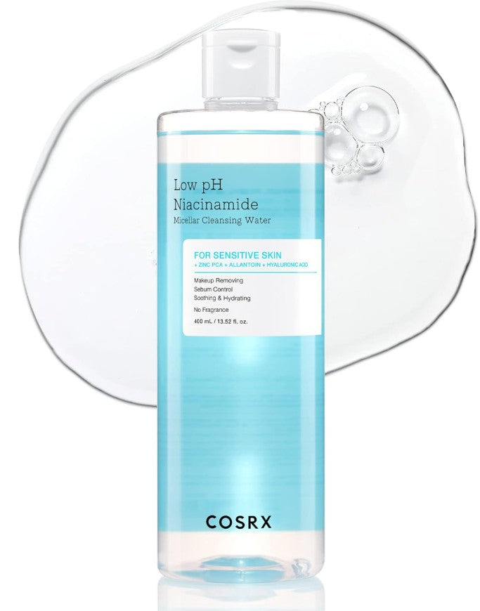 COSRX Low pH Niacinamide Micellar Cleansing Water 400ml / 13.52 fl. oz.