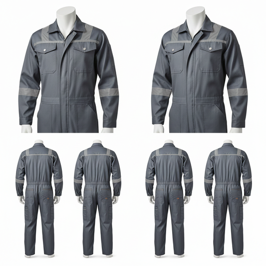Cotton Polyester Safety Coverall MBS003 – 65% Polyester 35% Cotton 180 GSM