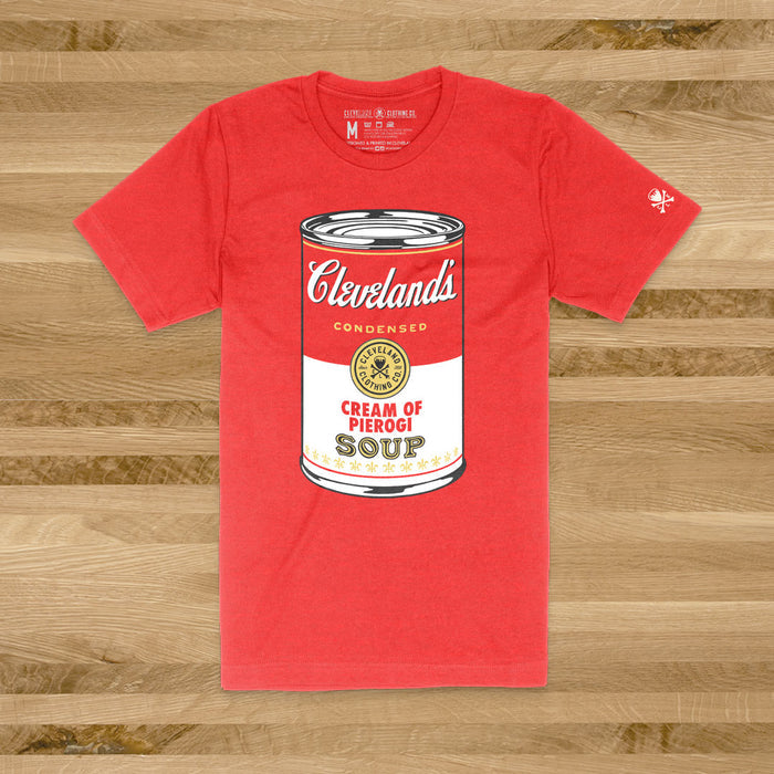 Cream Of Pierogi Soup - Mens/Unisex Crew T-shirt