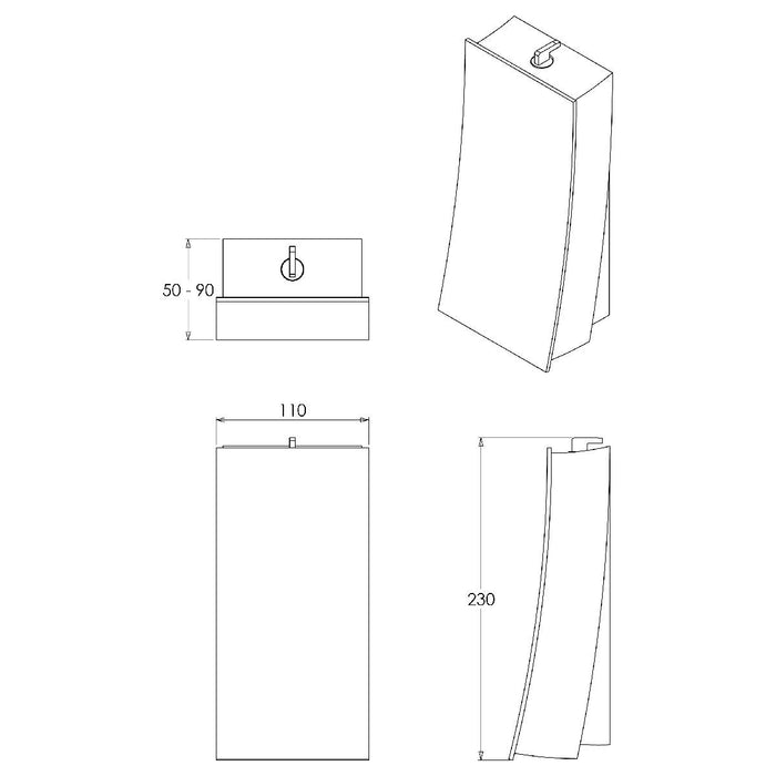 Croydex Wave Soap Dispenser