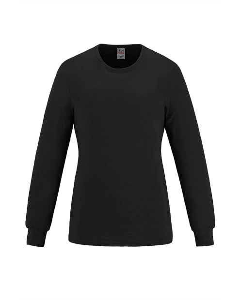 CSW 24/7 S05616 - Breeze - Ladies Ring Spun Combed Cotton Long Sleeve Crewneck T-Shirt