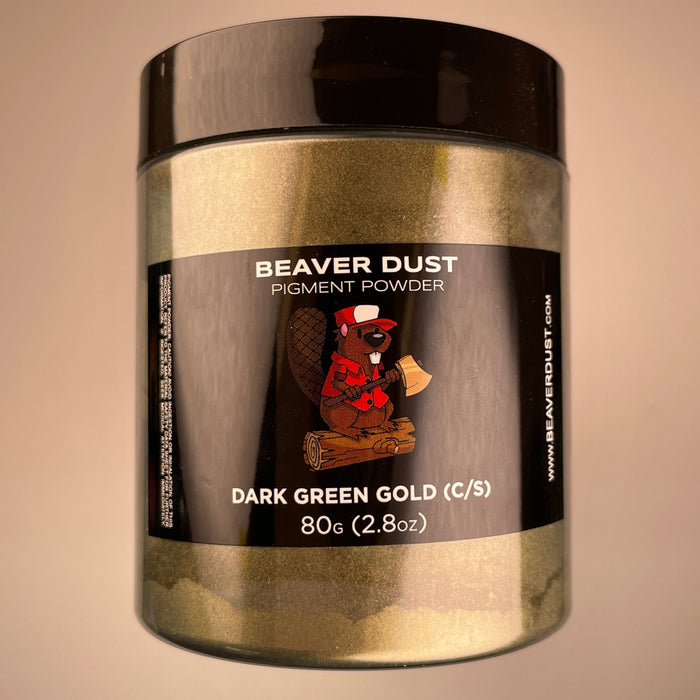 Dark Green Gold (Color Shift) Mica Pigments