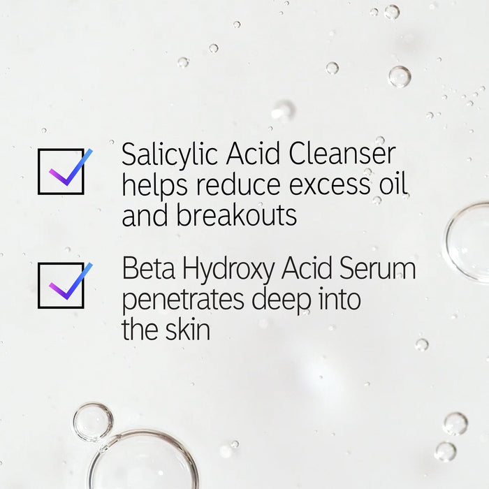 Deep Cleanse Duo ingredient checklist overlay on goop texture shot