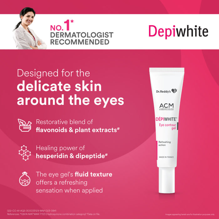 Depiwhite - Tube of 15ml Eye Contour Gel