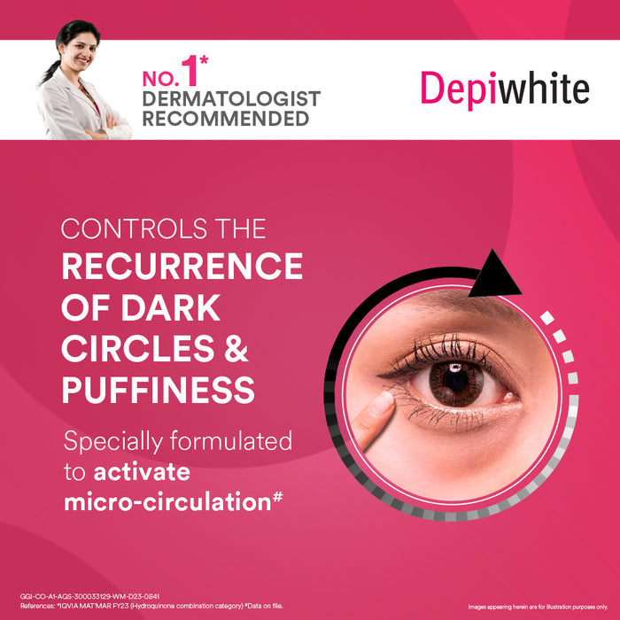 Depiwhite - Tube of 15ml Eye Contour Gel