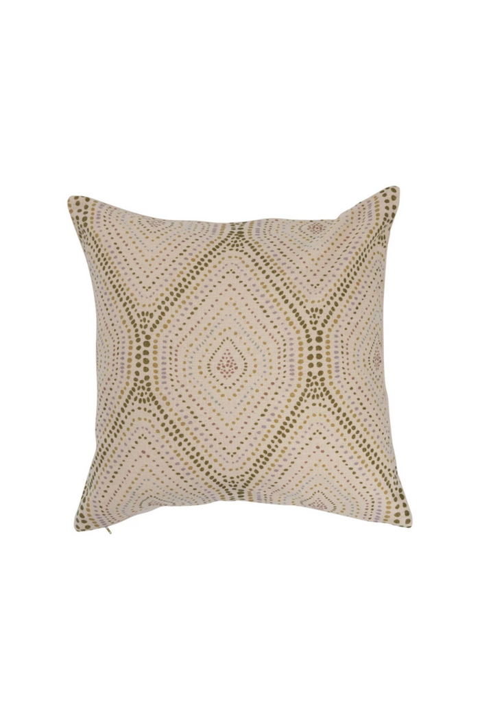 Diamond Dots Cotton Print Pillow