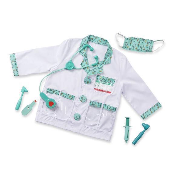 Doctor Role Play Costume Set ages 3 - 6 Yrs - USA Party Store