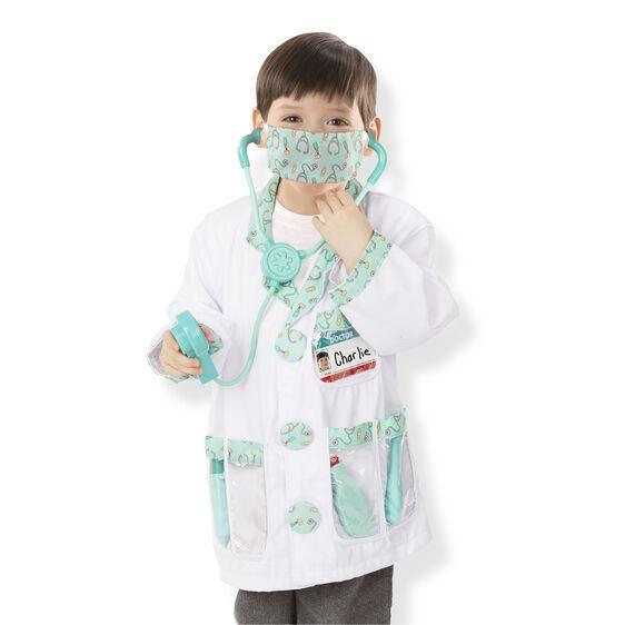 Doctor Role Play Costume Set ages 3 - 6 Yrs - USA Party Store
