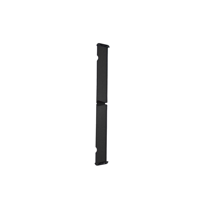 Close-up of black razor blade holder for 45mm blades