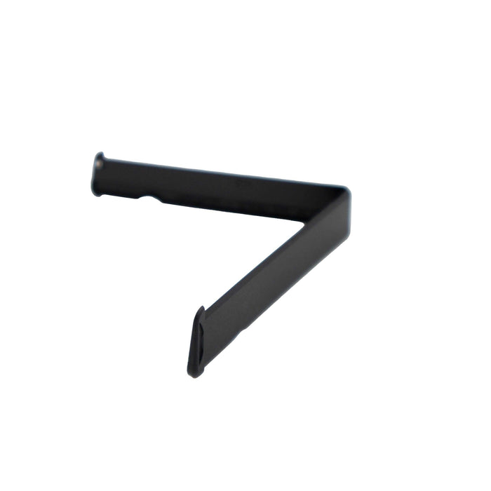 Black razor blade holder with blades for hygienic grooming