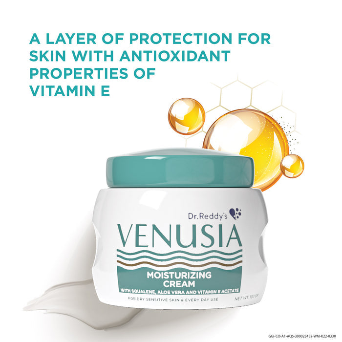 Dr. Reddy's Venusia Moisturizing Cream with Vitamin E  100 GM and Venusia Moisturizing Bathing Bar 75 GM