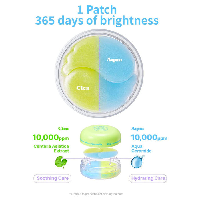 SNP Dual Pop Eye Patch Comfort Nudie Glow Australia
