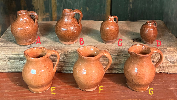 EJS-MP40 Mini Brown Jugs & Pitchers
