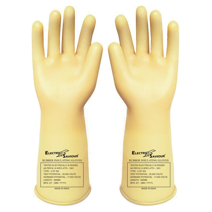 Electrical Insulated Seamless Gloves