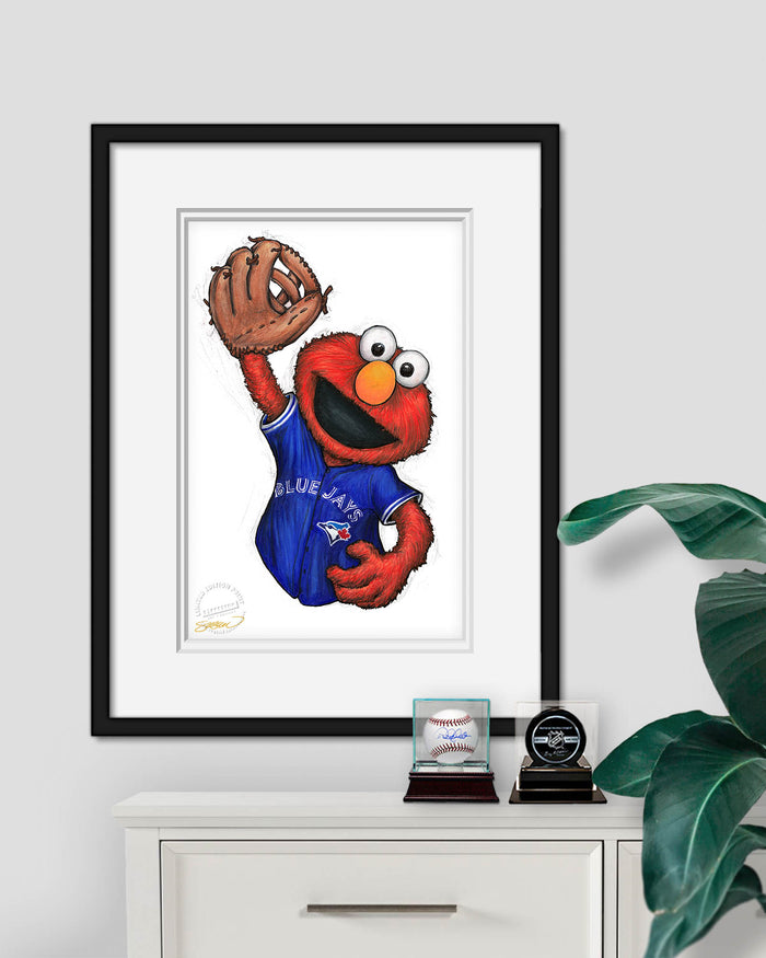ELMO x MLB Blue Jays Limited Edition Art Print