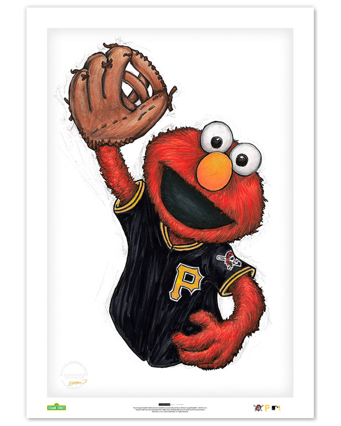ELMO x MLB Pirates Limited Edition Art Print