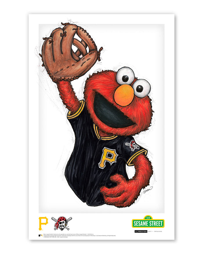 ELMO x MLB Pirates Limited Edition Art Print