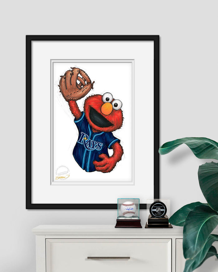 ELMO x MLB Rays Limited Edition Art Print