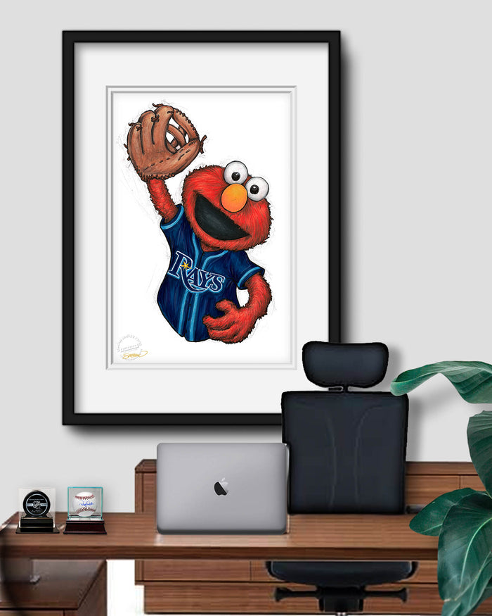 ELMO x MLB Rays Limited Edition Art Print