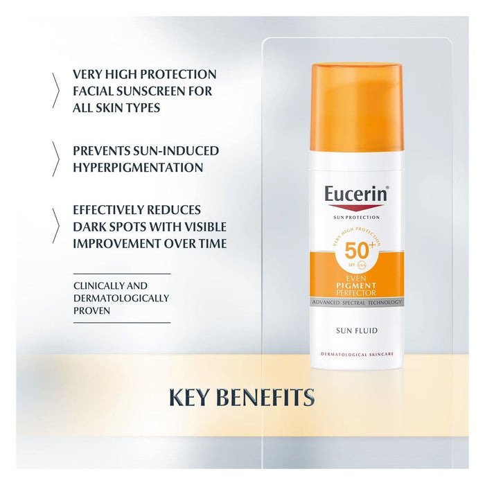 Eucerin Even Pigment Perfector Sunscreen SPF50+, 50ml - Makkah Pharmacy