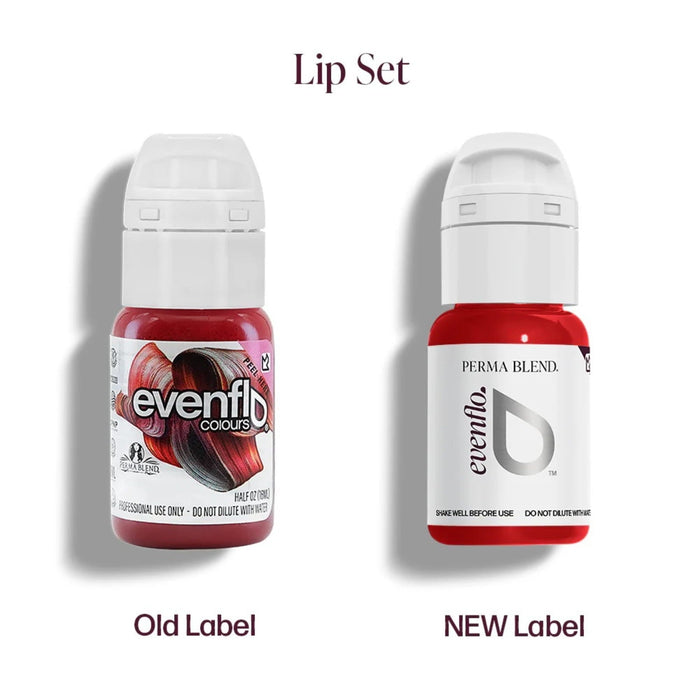 Evenflo Colours | Lip Set - Tina Davies Professional