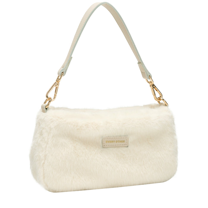 Every Other Baguette Cross Body Shoulder Bag - Off White