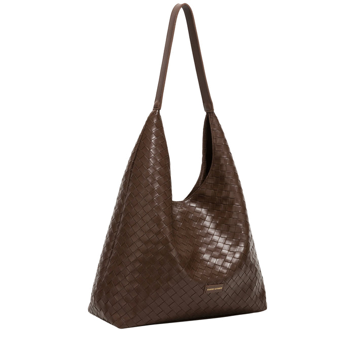 Every Other Single Strap Shoulder Bag - Brown