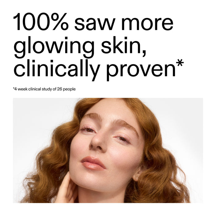 100% saw more glowing skin — INKEY List Exosome Serum clinical study results