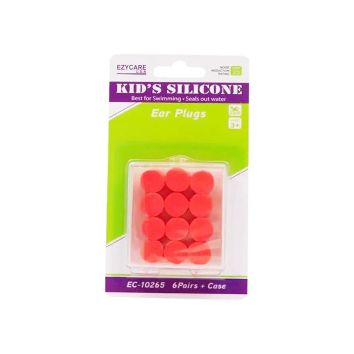 EZY CARE10265(RED)KIDS SILCN EAR PLUG - Makkah Pharmacy