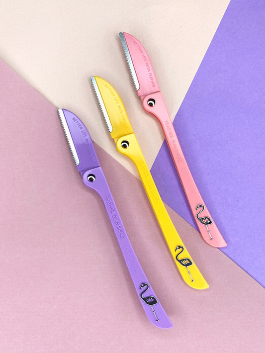 Feather Flamingo S-P Facial Touch-Up Razor