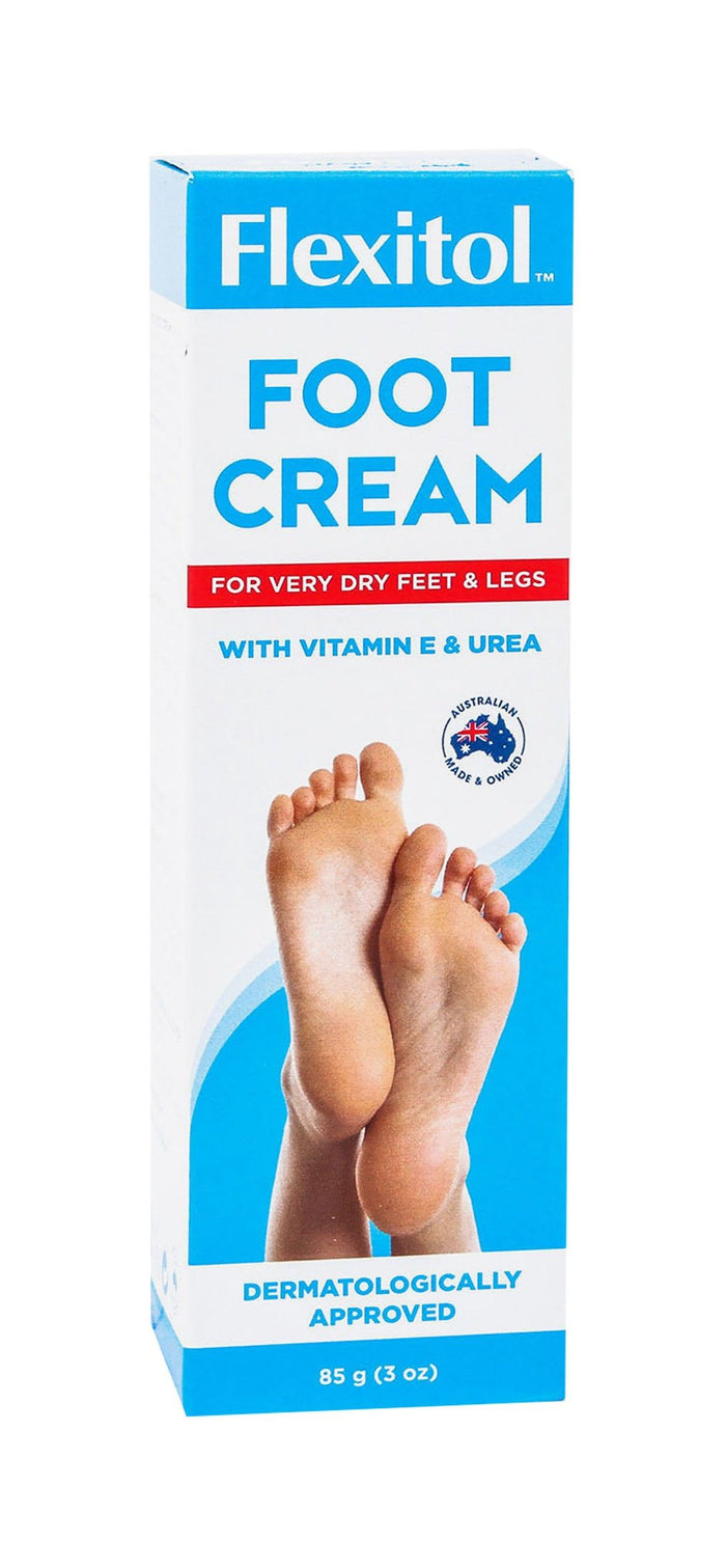 Flexitol Foot Cream with Vitamin E & Urea for Very Dry Feet & Legs, 85g - Makkah Pharmacy