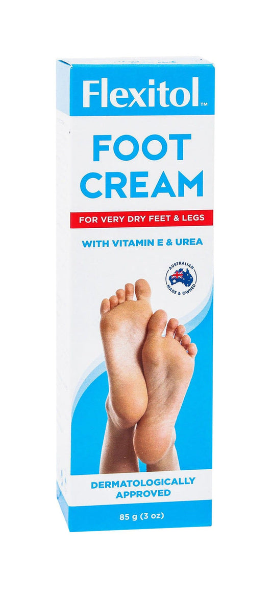 Flexitol Foot Cream with Vitamin E & Urea for Very Dry Feet & Legs, 85g - Makkah Pharmacy
