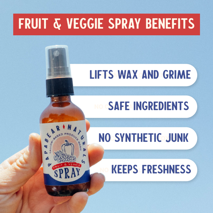 Fruit & Veggie Spray -  8 oz (2 Pack)