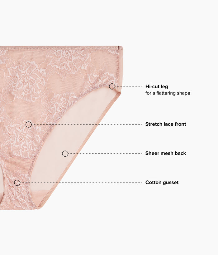 Full Bloom Hi-Cut: Rose Dust