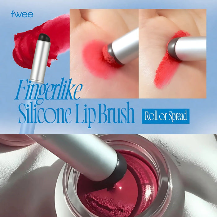 Fwee Fingerlike Silicone Lip Brush Slim Pink