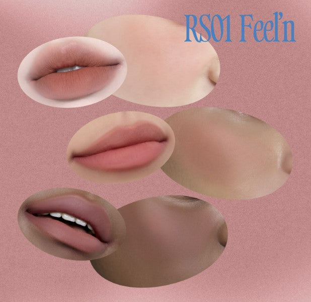 Fwee Keyring Set Lip & Cheek Blurry Pudding Pot ND05 Be