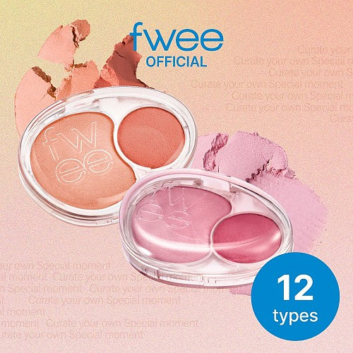 Fwee Mellow Dual Blusher MV02 Icy Cupid