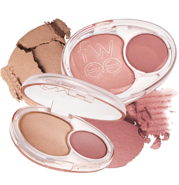 Fwee Mellow Dual Blusher MV02 Icy Cupid