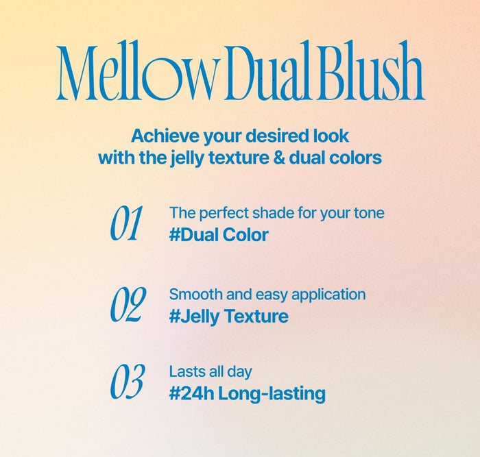 Fwee Mellow Dual Blusher ND01 Lazy Tempo